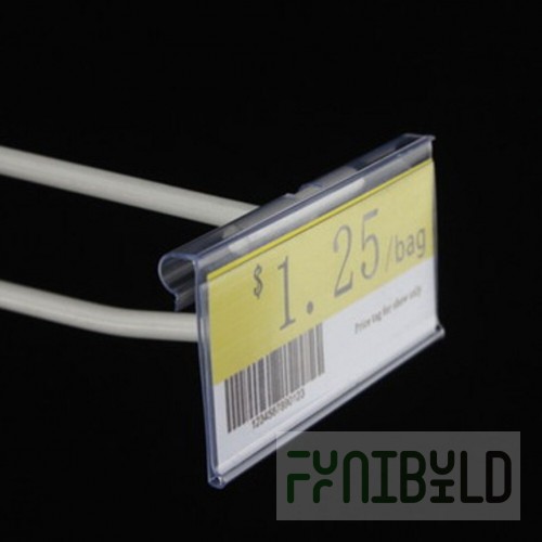 Price tag holder with wide holder 2131-XL