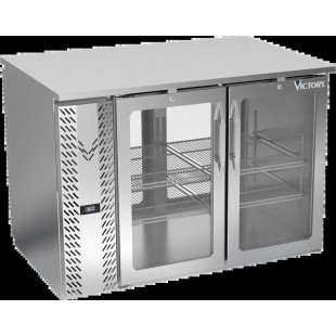 Victory VBB48HC-FG-B Back Bar Refrigerator Food Rated Two-section