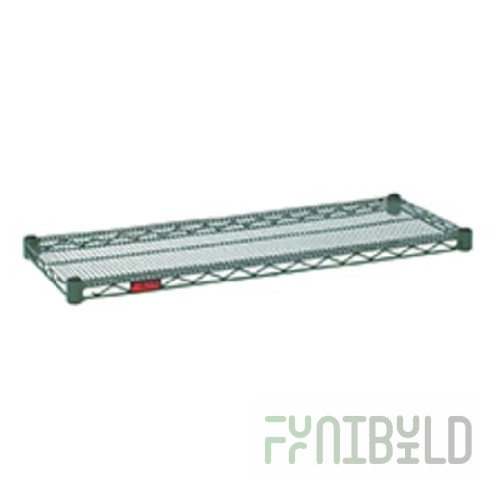 Eagle A5-74-1848Z 48 Inch 5-Tier Wire Shelving Unit Zinc Finish with S Hooks