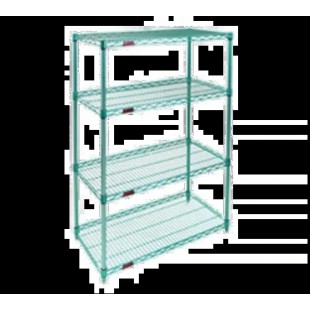 Eagle A5-74-1872E 72 Inch 5-Tier Wire Shelving Unit with S-hooks Epoxy Coated