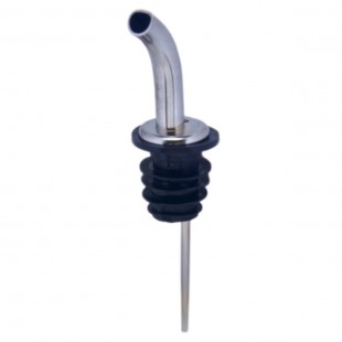 Spill-Stop 235-00 Chrome Liquor Pourer Gooseneck Spout for Smooth Pouring