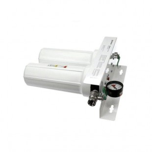 Everpure EV910012 14 Inch Water Filter Housing 2 CGS-10 with Pressure Gauge