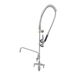 T&S Brass S-0113-A14-BY 7 Inch Deck Mount Mixing Faucet With Stream Regulator
