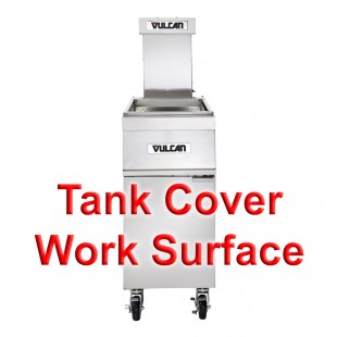 Optional Stainless Steel Tank Cover and Work Surface Top, Vulcan COVER-TANKCEF40 Optional Stainless Steel Tank Cover and Work Surface Top, Vulcan COVER-TANKCEF40