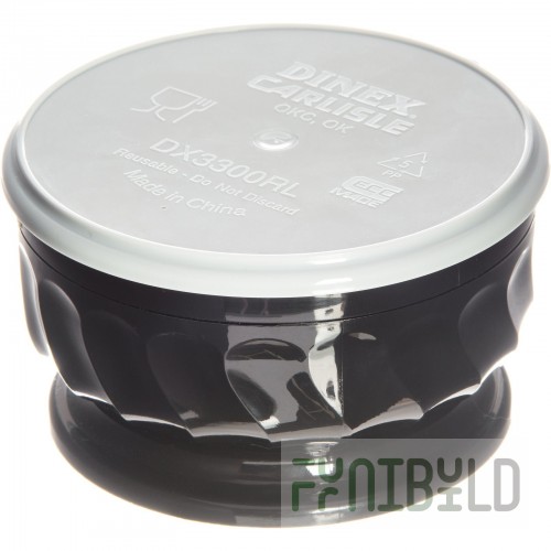 Dinex DX330003 Turnbury 9 oz. Onyx Insulated Bowl with Pedestal Base - 48/Case