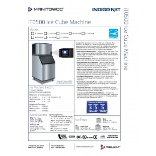 Manitowoc IYT0500W-161 Indigo NXT 30