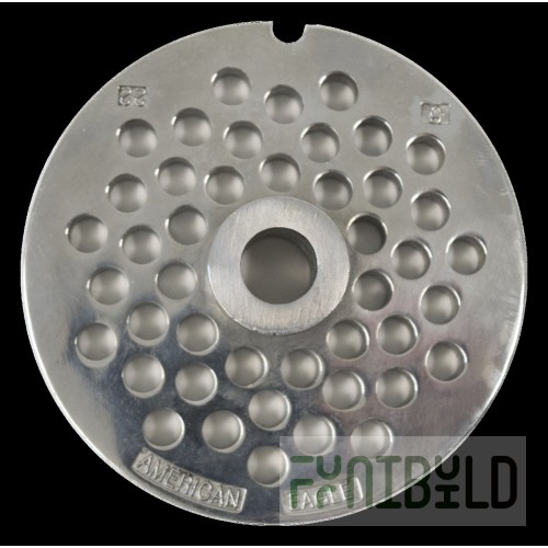 American Eagle Food Machinery AE-G22N/06-10 Grinder Plate #22 Head 3/8” (10mm) For AE-G22N/G22NH