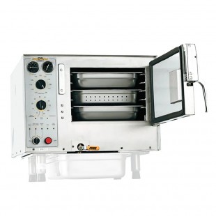 AccuTemp S34403D090 SGL 27 Inch Electric Steam'N'Hold Convection Steamer with Stand