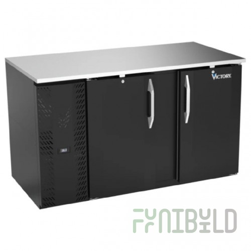 Victory VBB58HC-B Back Bar Refrigerator Two-section 58