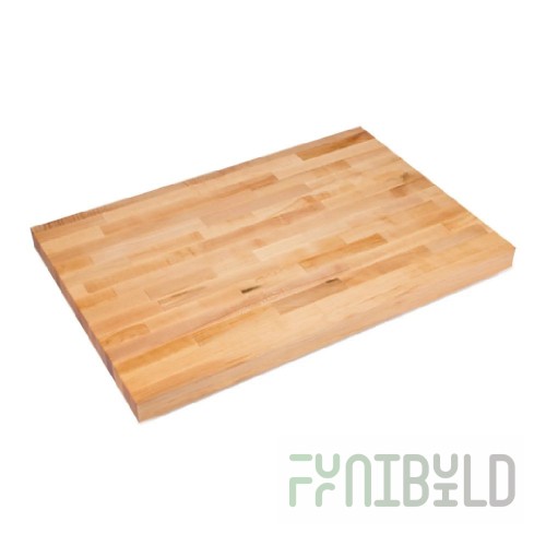 John Boos SC017-O 120 Inch Countertop Laminated Maple Work Table Top