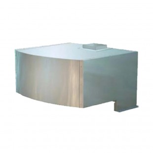 Wood Stone SG-BDL-O-WS-47-FF-DD-PPA 47 Inch Custom Exhaust Hood with Beveled Corners