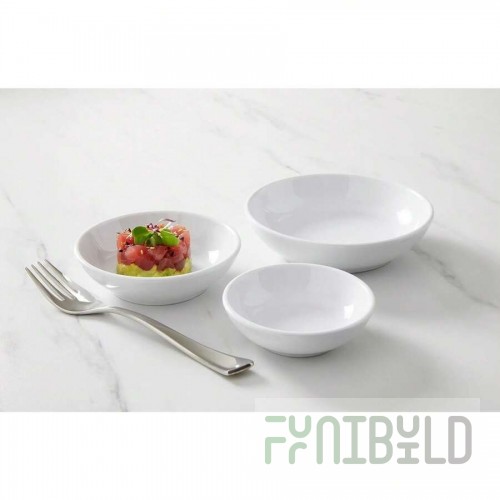 American Metalcraft MMB6 6 Oz Bowl Mini Round Melamine White