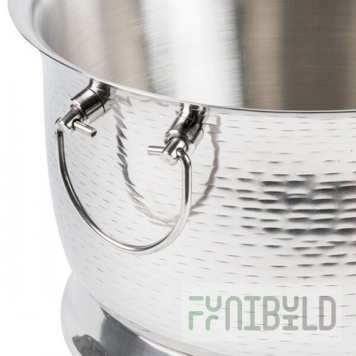 Tablecraft BTB1610 15-3/4 Inch Double Wall Beverage Tub With Base Stainless Steel