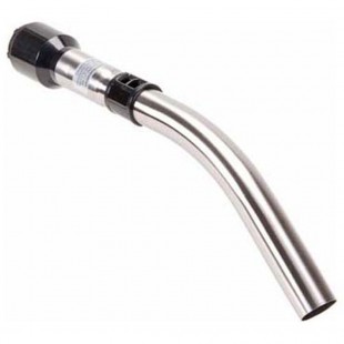 AllPoints W328R 16 Inch Wand Curved Vacuum Cleaner Stainless Steel Black Plastic Chrome Plated