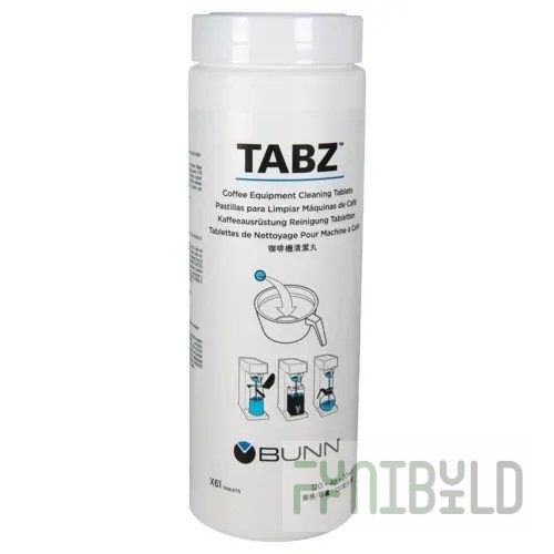 Bunn 39637.0002 Cleaner Brewer Tabz (120/jar)