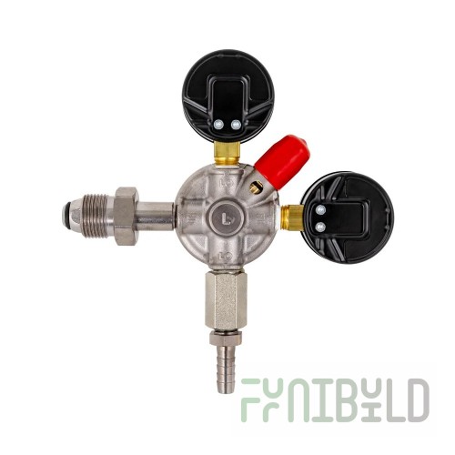 Micro Matic 942BN-PP Double Gauge Gas Regulator Nitrogen Primary Stainless Steel