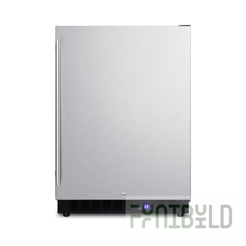 Summit ACR1601WNSF456 24 Inch Upright Medical Refrigerator 15.53 cu ft Stainless Steel