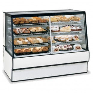 Federal Industries SQ8B 96 Inch Bakery Case Non Refrigerated with 2 Tiers and Stainless Steel Federal Industries SQ8B 96 Inch Bakery Case Non Refrigerated with 2 Tiers and Stainless Steel