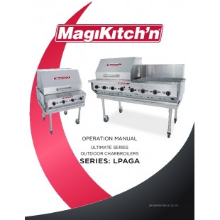 Magikitchn 21841021@2 40 Lbs Propane Tanks for LAPAG60 - Charbroiler Parts
