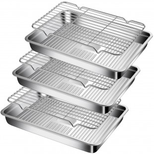 Baking tray 325x530x15 in for PKE/I (stainless steel, with 4-sided bevel) (Grill Master)