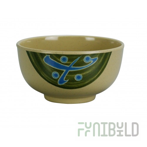 Yanco JP-5060 18 Oz Japanese Soup Bowl Round Melamine Dishwasher Safe