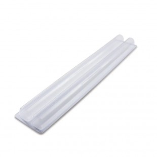 Matfer 362011 22-1/2 Inch Buche Cake Mold Semi-Circular PVC Uncoated