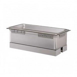 Hatco HWBI-43D_120/60/1 14 Inch Drop-In Heated Well Electric with Drain Stainless Steel