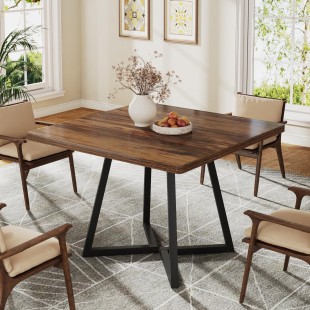 Forbes Industries 7028W-24 30 Inch Wood Square Table with Steel Frame and Black Finish Forbes Industries 7028W-24 30 Inch Wood Square Table with Steel Frame and Black Finish