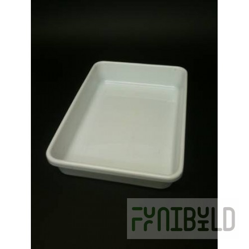 Tray 225x135x23mm, white D-21 AB