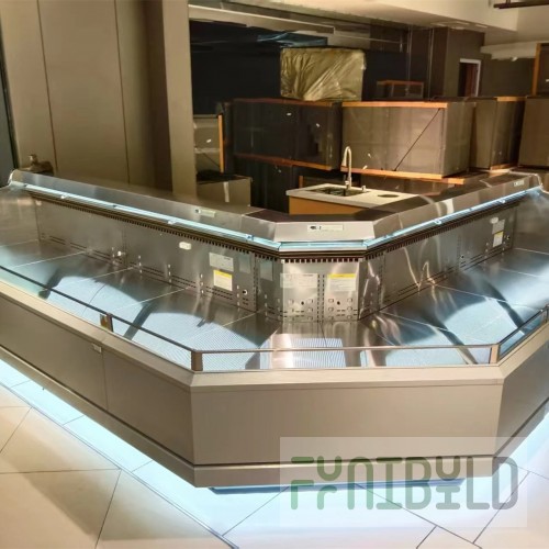 Refrigerated display case Golfstream by SNAIGE Group Dvina CS 120 VSN