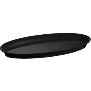 TableCraft CW2210BK Black Cast Aluminum King Fish Platter