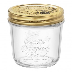 Bormioli Rocco Quattro Stagioni from Steelite International 6.75 oz. Glass Jar - 12/Case