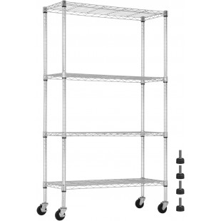 Eagle A5-74-1830S 30 Inch 5 Tier Wire Shelving Unit Stainless Steel Finish Add-On
