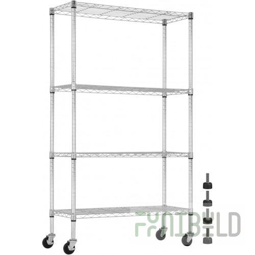 Eagle A5-74-1830S 30 Inch 5 Tier Wire Shelving Unit Stainless Steel Finish Add-On