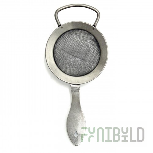 Spill-Stop 8016-2 7-3/16 Inch Width Fine Mesh Strainer Gold Plated Stainless Steel