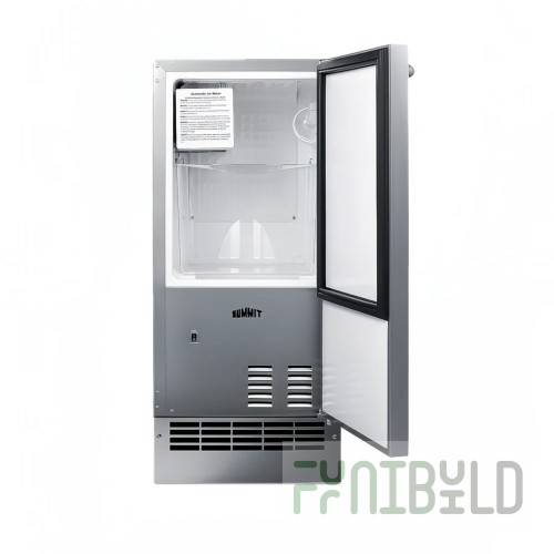Summit BIM26H34 Ice Maker Air-Cooled With Bin Crescent Cube Style 25 Lb/Day