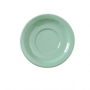 Yanco NS-9012G 5-1/2 Inch Diameter Round Saucer Dishwasher Safe Melamine Green