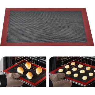 AllPoints 42882 12 Inch Perforated Baking Mat Silicone Non-Stick