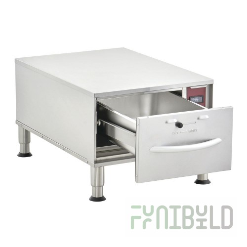 Hubert 173669 Kratos Drawer Warmer Single Drawer Free Standing