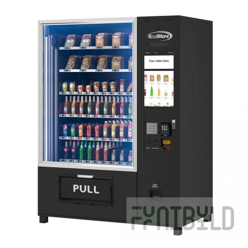 Koolmore KM-VMRWT-66EBR Refrigerated Snack Vending Machine 57.2