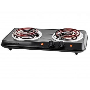 Electric stove 2-burner without oven F2PE/600/24032o (open stand, 800x600x1050, 6 kW, 380 V)