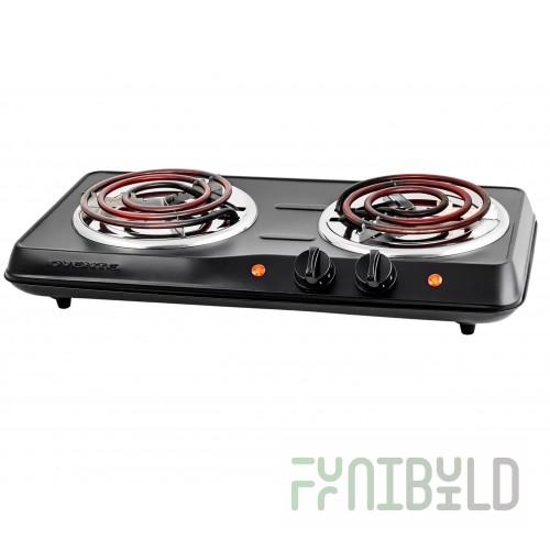 Electric stove 2-burner without oven F2PE/600/24032o (open stand, 800x600x1050, 6 kW, 380 V)