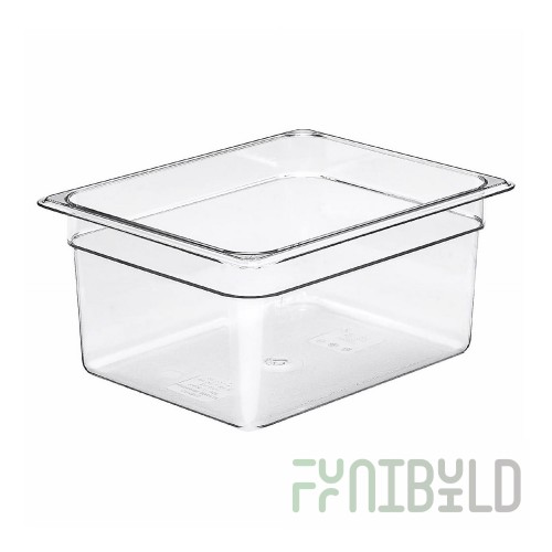 Gastronorm container without lid polycarb. GN 1/2, H-65, 325x265x65mm
