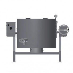 AccuTemp ALTLGB-30F 30 Gallon Gas Tilting Kettle 316 Stainless Steel with Electronic Ignition 83100 BTU