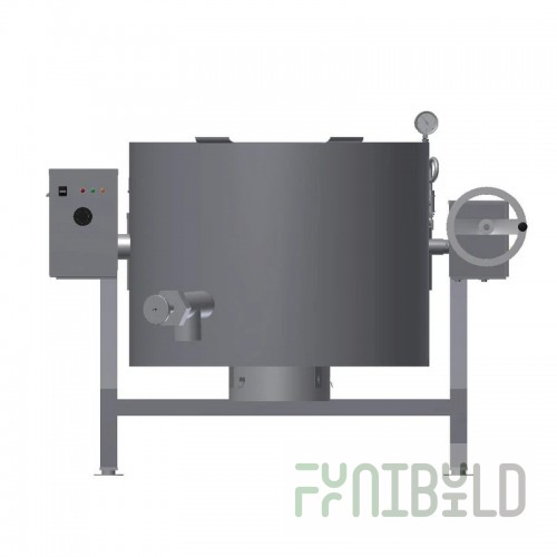 AccuTemp ALTLGB-30F 30 Gallon Gas Tilting Kettle 316 Stainless Steel with Electronic Ignition 83100 BTU