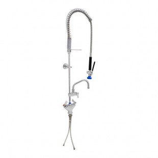 Fisher 27700 Single Hole Pre-Rinse Faucet Wall Mount with 60 Inch Hose