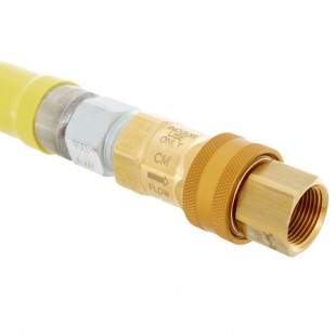 T&S Brass HG-4D-48K-PS Safe-T-Link Gas Connector Hose 3/4
