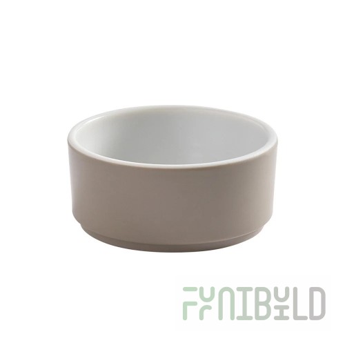 American Metalcraft UBR5MO 5 Oz Bowl Round BPA Free Melamine Mocha