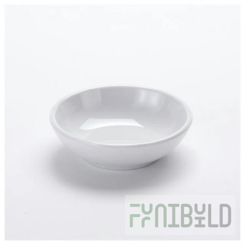 American Metalcraft MMB3 3 Oz Bowl Mini Round Melamine White