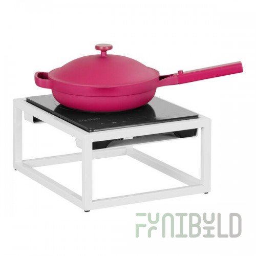 Cal-Mil 23126-13 13 Inch Induction Range with Stove Black Powder-Coated Metal